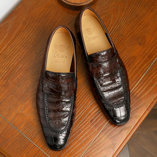 2023 Cowhide Breathable Business High-end Casual Loafers
