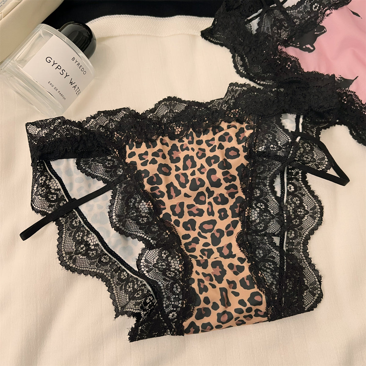 Leopard Lace Sexy Briefs