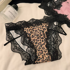 Leopard Lace Sexy Briefs