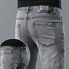 Men's Slim Breathable Ice Silk Jeans