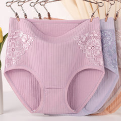 plus size high waist pure cotton Panties