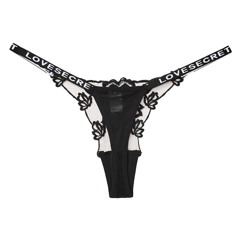 Sexy Lace Embroidery Breathable and Comfortable Briefs