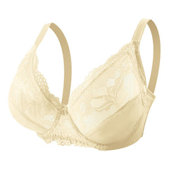 Plus Size EF Bra Cup U Shape Backless Sexy Lace Bra