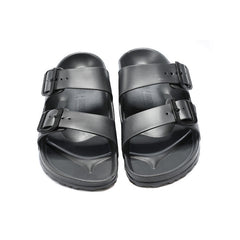 Men's Summer Waterproof Non-slip Ultra-light Double Buckle Flat Slippers Beach Sandals