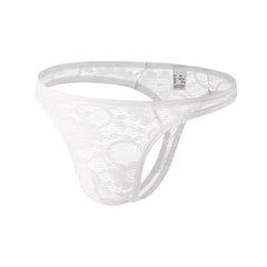Men's Sexy Lace Transparent Thong