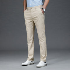 Men's Soft Loose Stretch Business Casual Pants