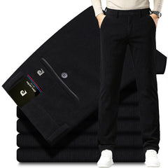 Men's Casual Straight Corduroy Pants