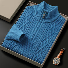 Men's Arctic Fleece Half Zipper Thickened Warm Sweater