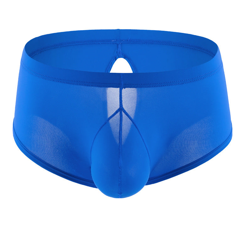 Men's Sexy Ice Silk Stretch Comfort Boxer Briefs