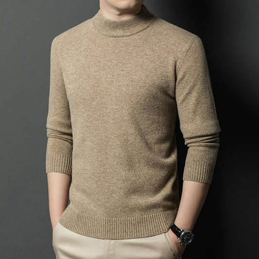 No-iron half-high collar fashionable all-match sweater