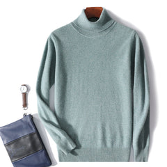 Men's Turtleneck Casual Wool Sweater