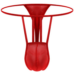 Tzy915T Fine mesh transparent thong