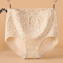 [ 5PCS ] Cotton high waist tummy control hip wrap comfortable Panties