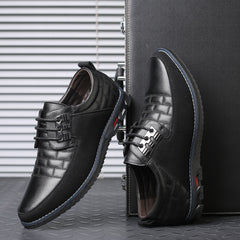 Men's Business Casual Widened Soft and Comfortable Leather Shoes