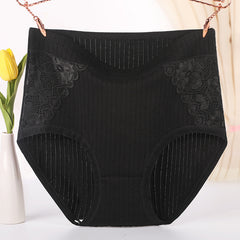 plus size high waist pure cotton Panties