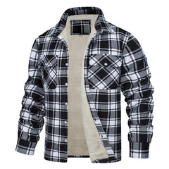 2023 New Style Lapel Plaid Loose Jacket