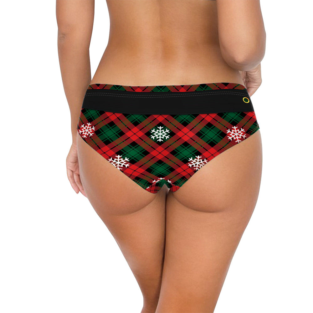 2024 Sexy Christmas Print Briefs