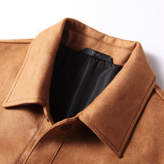 Men's New Suede Casual Leather Jacket