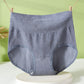 [6 PCS] New Large Size 100% Cotton Seamless High Waist High Elastic Panties