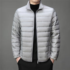 New Men's Stand Collar Lightweight Fashionable Casual Down Jacket