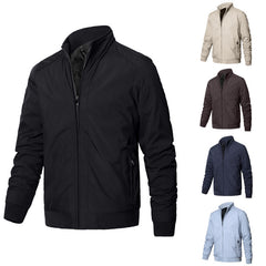 Men's Stand Collar Padded Casual Jacket