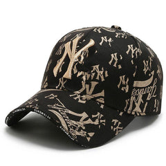 Fashionable letter embroidered cap