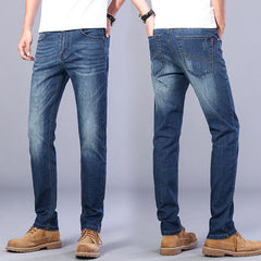 Men's Slim Straight Stretch Business Casual Jeans