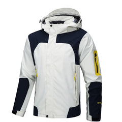 Men's Outdoor Windproof and Waterproof Hooded Jacket