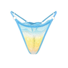 Lace Strap Hot Sexy Gradient Floral Low Waist Thong