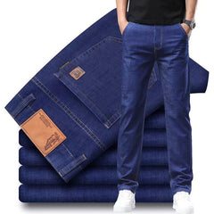 Men's Wear-resistant Ultra-thin Ice Silk Versatile Casual Jeans