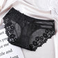 Hollow Sexy Lace See-through Straps Seamless Breathable Briefs