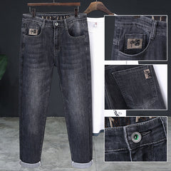 Men's Stretch Super Soft Slim Fit Versatile Printed Jeans