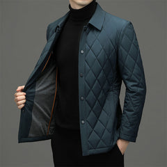 Winter cold-proof men's lapel warm cotton jacket