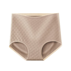 [ 5PCS ] Sexy Seamless Large Size High Waist Cotton Panties