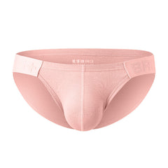 Men's Low Waist Ribbed Sweat-absorbent Comfortable Sexy Briefs