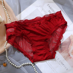 Thin Mesh Sexy Transparent Soft Silky High Elastic Briefs