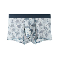 Men's Printed Mesh Sexy Breathable Seamless Panties