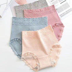 Pure Cotton Bottoms High Waist Comfort Underwear