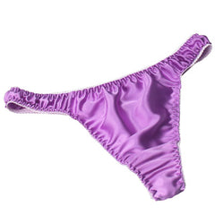 100% Mulberry Silk Low Waist Sexy Breathable Thong