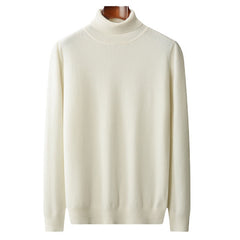 Men's 100% Wool Turtleneck Sweater