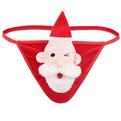 Men's Christmas Sexy Plush Thong
