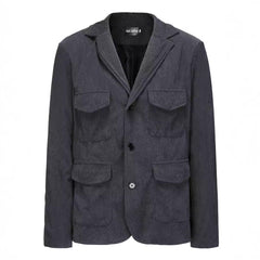 New Men's Corduroy Multi-Pocket Trendy Jacket