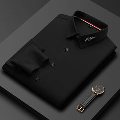 Men's Embroidered Business Casual Non-iron Shirt