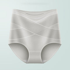 High waist pure cotton hip lifting tummy control pants breathable Panties