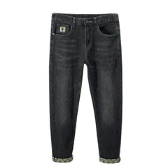 Men's Slim Straight All-match Loose Jeans