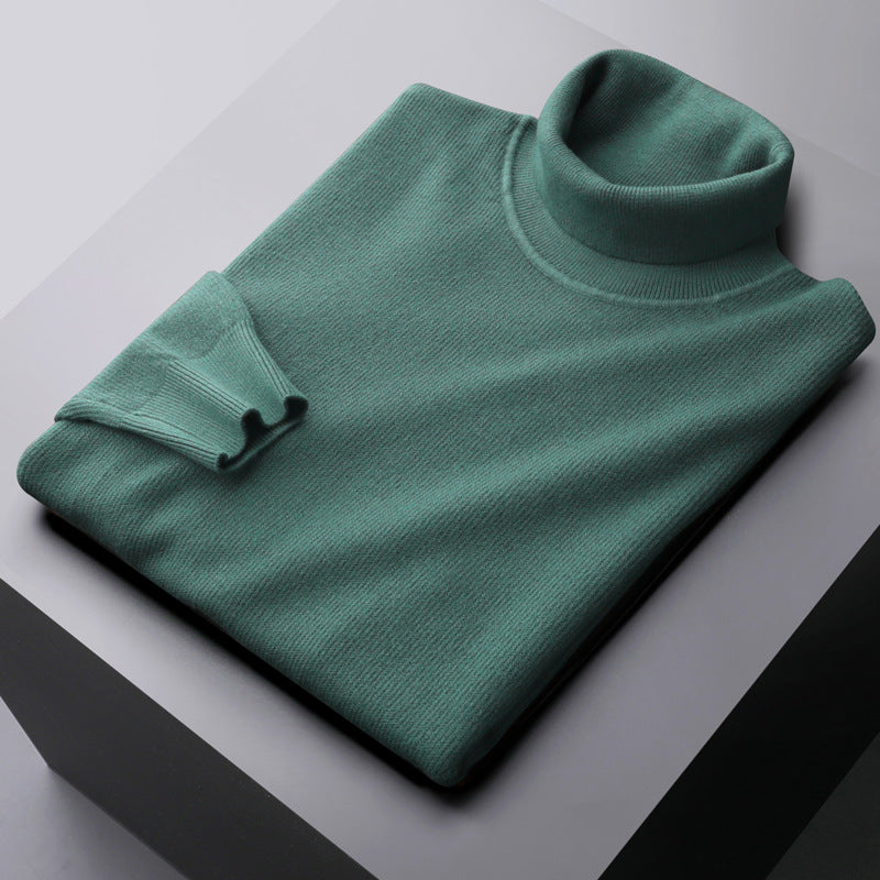 Turtleneck Warm Worsted Knit Sweater