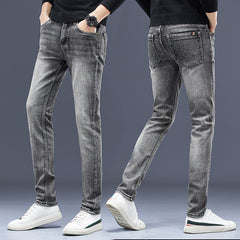 Trendy fashion stretch jeans