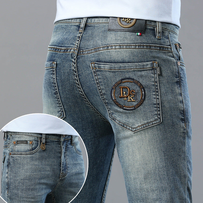 New arrival slim straight vintage jeans