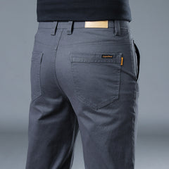 2024 Men's New Slim Straight High-end Cotton Casual Pants