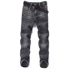 Stretch Fashion Embroidered Jeans